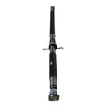 Rear driveshaft prop drive shaft with black tube and mounting bracket ends