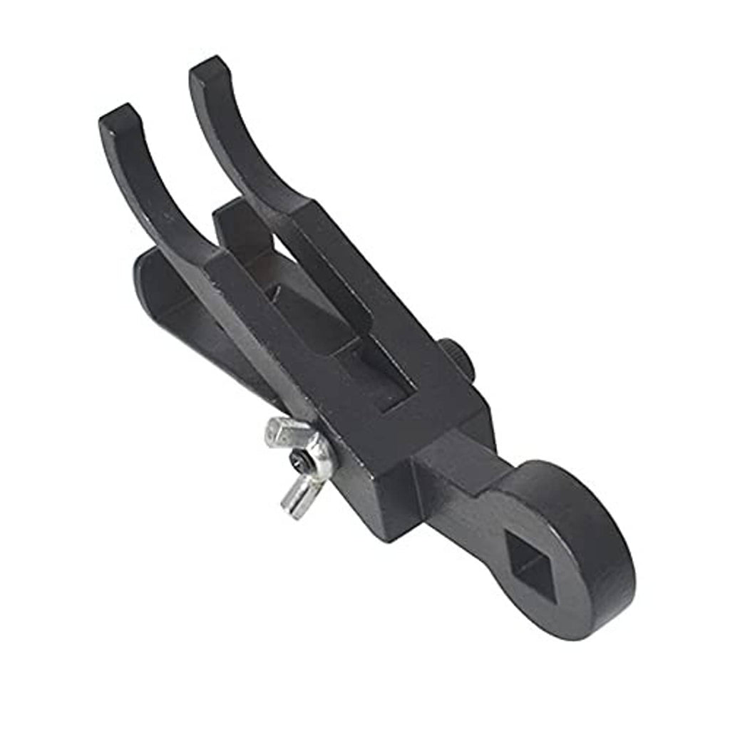 Rocker arm installer tool replacement, black metal with two fork prongs