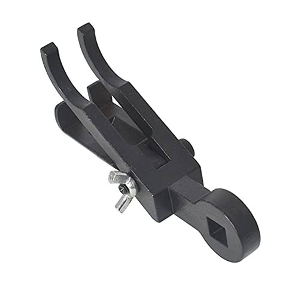 Rocker arm installer tool replacement, black metal with two fork prongs