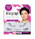 Eylure Emma Willis Insta-Belle strip lashes with adhesive, featherlight, corner accents