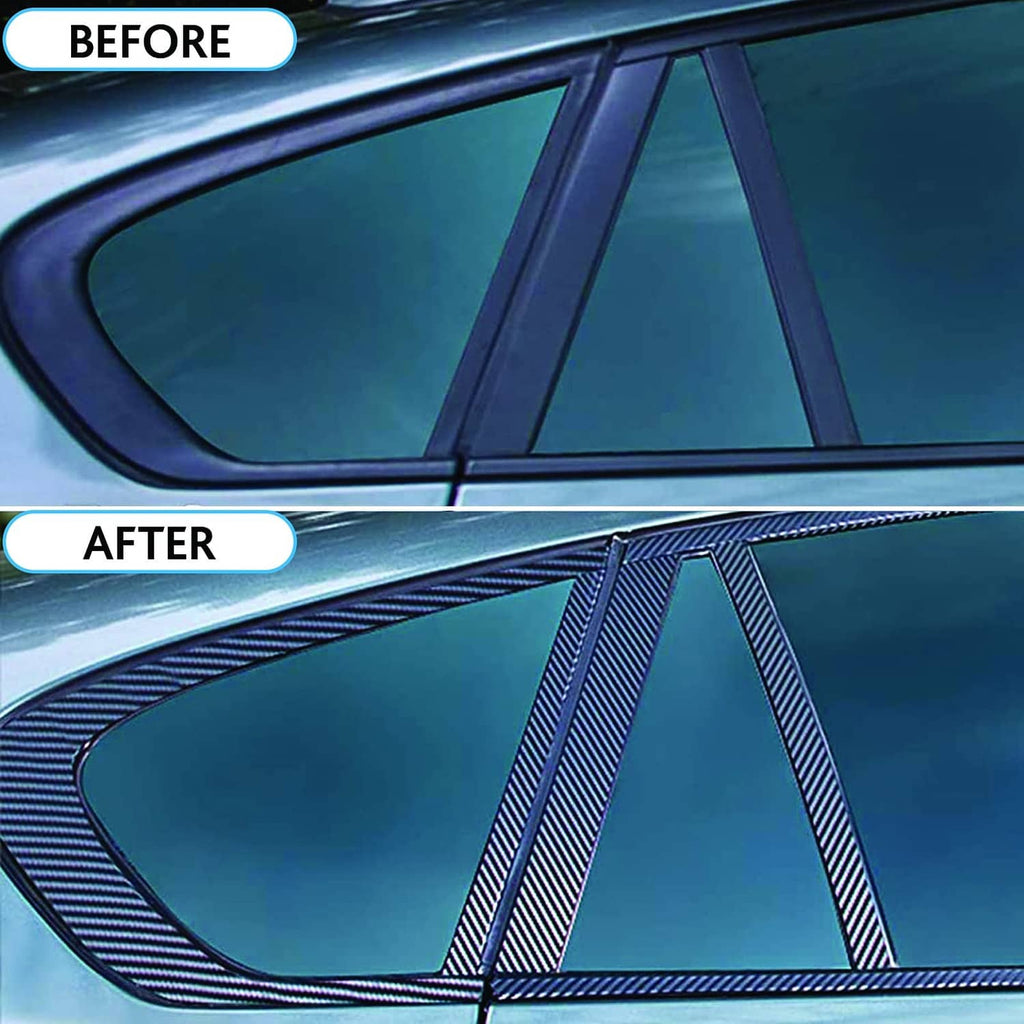 Carbon fiber vinyl wrap applied to car grille area with diagonal weave pattern