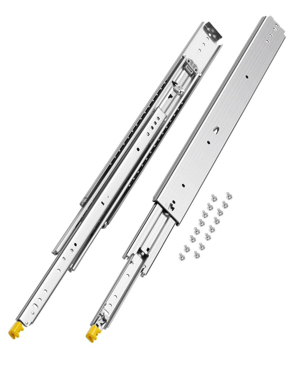 30-inch soft-close drawer slides, ball bearing full extension, pair with mounting screws