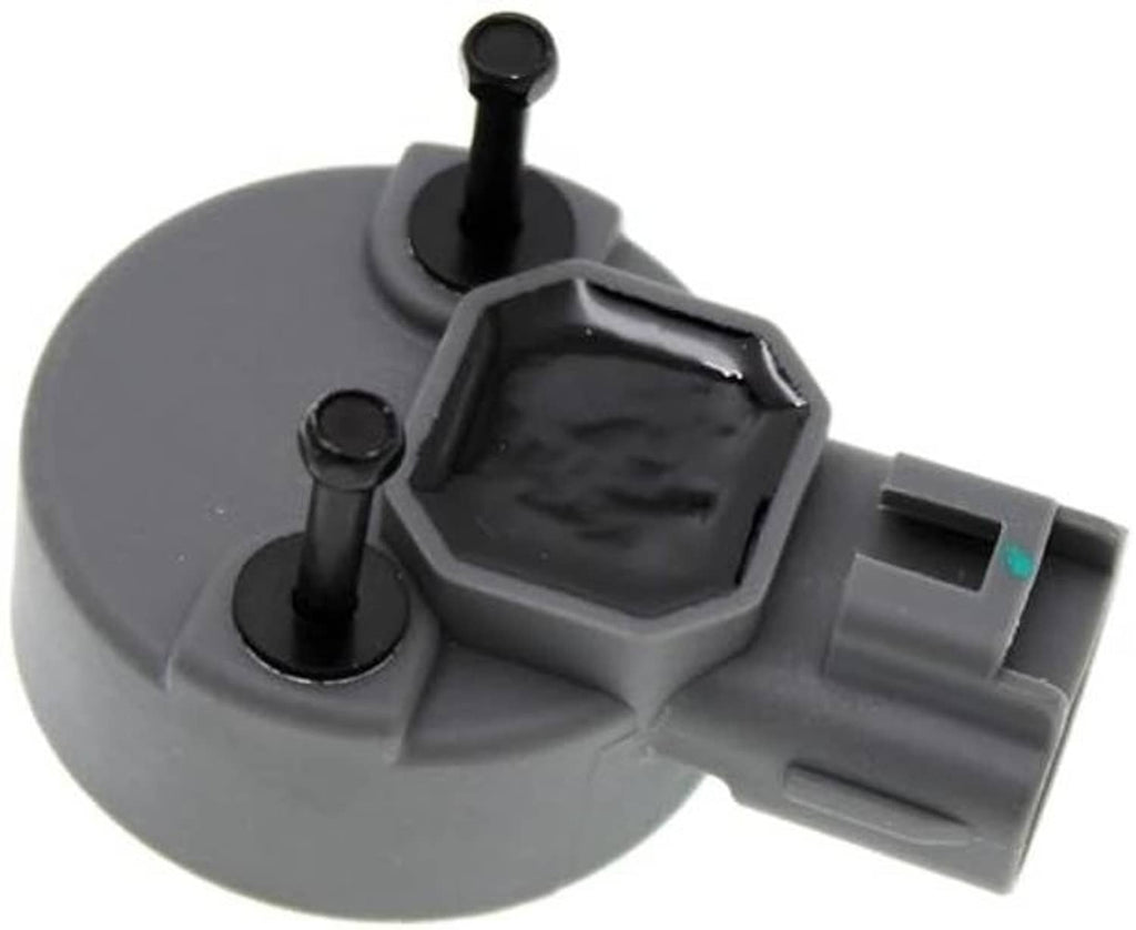 Engine camshaft position sensor with black hex sensor face and gray electrical plug