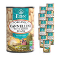 Organic cannellini beans can, no salt added, white kidney beans, 15 oz