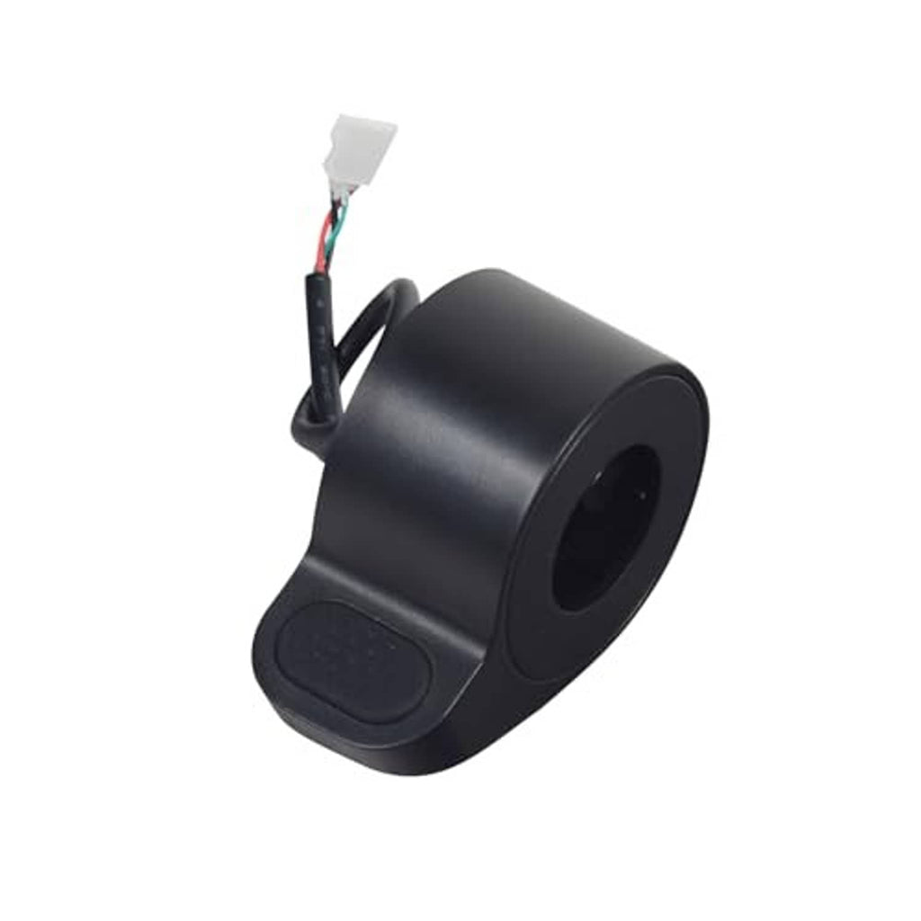Black thumb throttle replacement with rubber button pad and 3-wire connector