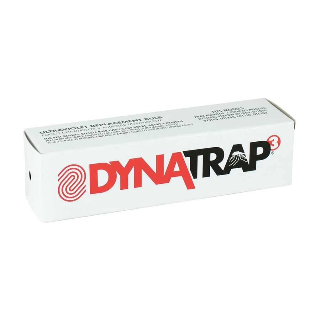 DynaTrap UV replacement light bulb boxed package with printed branding